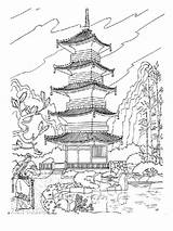 Tokyo Tower Coloring Page Pages sketch template