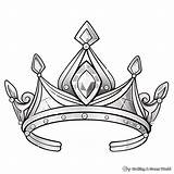 Tiara Coloring Pages  Free & Printable sketch template