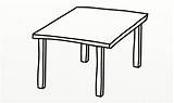 Table Coloring Page  Coloring Home sketch template