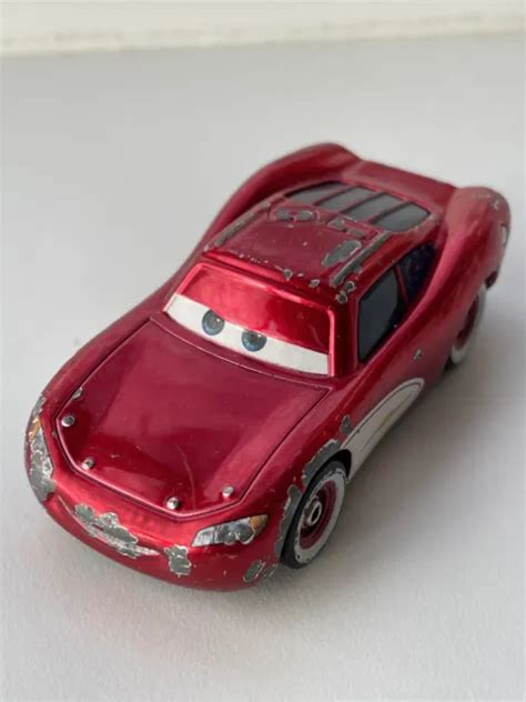 DISNEY PIXAR CARS Diecast Lightning McQueen 1:55 Diecast Daredevil ...