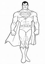 Superman Coloring Pages Avengers Spiderman  sketch template