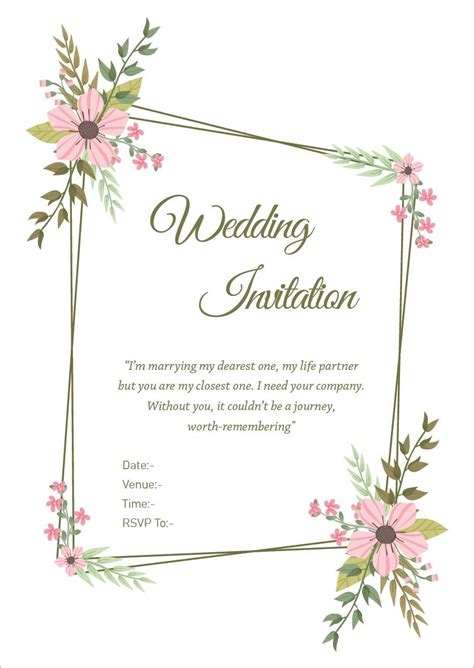 Wedding Invitation Wording On Whatsapp | Wedding invitation message ...