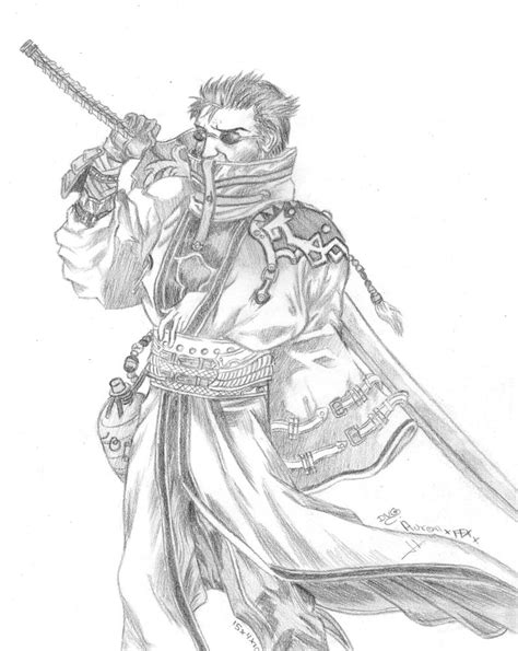 Auron from FFX by dharma-dvg on DeviantArt