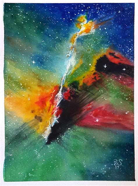 Serenity Nebula | Watercolor, Nebula, Serenity