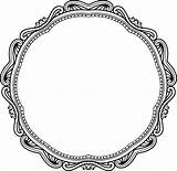 Vintage Style Frame coloring Page  ColouringPages sketch template