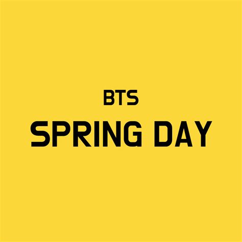 BTS Spring Day | Kpop Song | Romanized Lyrics – Seoulbox