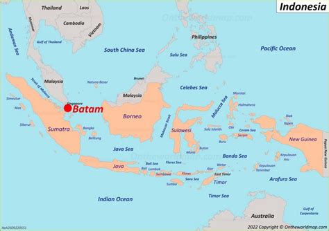 Batam Island Location On The Indonesia Map Ontheworldmap – NBKomputer