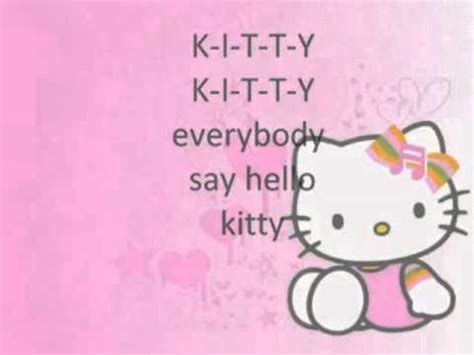 hello kitty theme song with lyrics 2 - YouTube