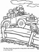 Berenstain Bears Treehouse Coloring Page  Free Printable Coloring sketch template