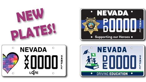 Nevada releases 3 new specialty license plates