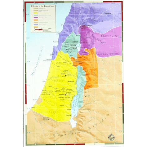 Palestine At The Time Of Jesus Map