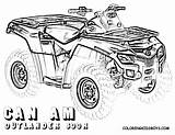 Polaris Four Wheeler Coloring Pages sketch template