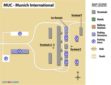 Munich Airport Map