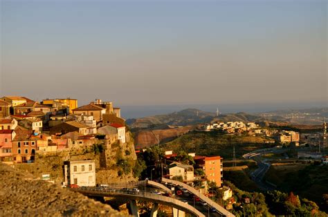 Catanzaro, Italy (Capital of Calabria and view of the Ionian Sea ...