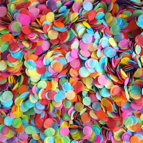 Biodegradable Confetti Bright Rainbow Confetti Mix perfect | Etsy