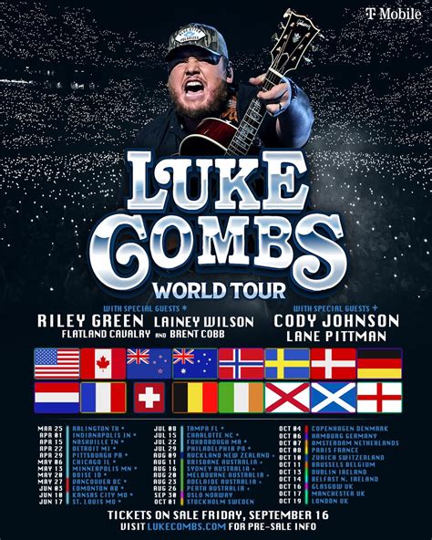 Luke Combs 2024 Uk Tour - Goldia Joelie