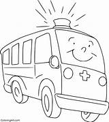 Ambulance Coloring Pages 51 Free Printables  ColoringAll sketch template