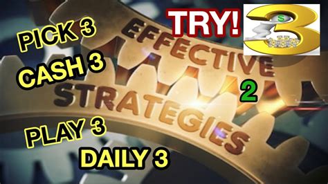 NEW! PICK 3 STRATEGY! LEARN HOW TO WIN PICK 3. CASH 3, PLAY 3, DAILY3 ...