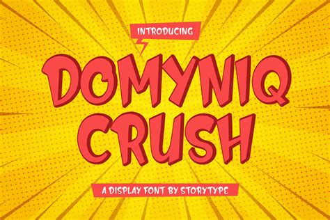 Domyniq Crush A Display Font | Serif Fonts ~ Creative Market