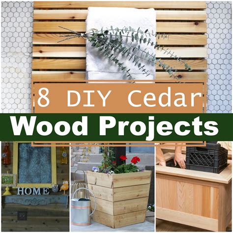 8 DIY Cedar Wood Projects - DIY Crafts