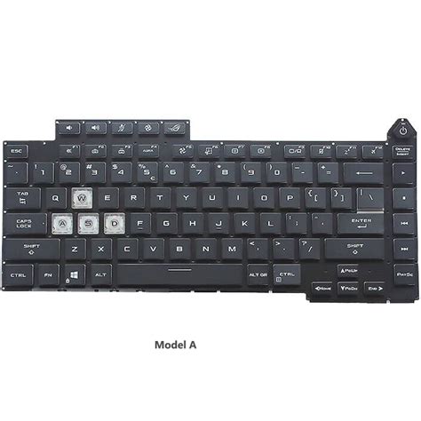 Asus ROG Strix G15 G513QE laptop keyboard Backlit keys