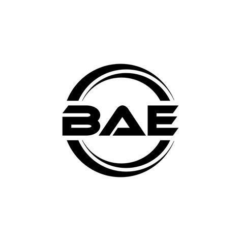 BAE letter logo design in illustration. Vector logo, calligraphy ...