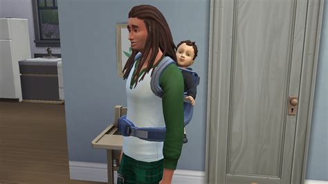 How to find and use The Sims 4 Growing Together baby carrier | GamesRadar+