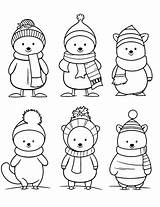 10 Winter Animal Coloring Pages To Celebrate The Season sketch template