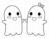 Ghost Coloring Pages Printable Free Halloween  sketch template