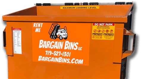 Bargain Bins Dumpster Rental Colorado Springs & Denver