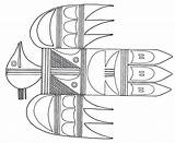 Hopi Indian Symbols Coloring Page Sketch sketch template