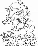 Printable Smurfs coloring Pages Sheets sketch template