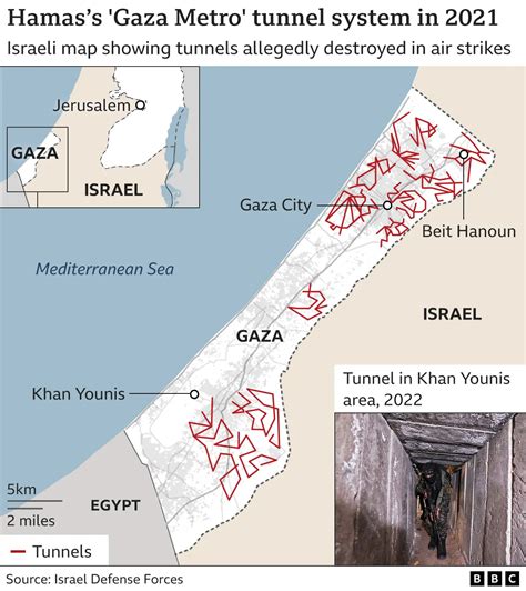 Israel targets Hamas’s labyrinth of tunnels under Gaza