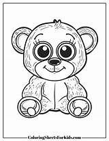 Stuffed Animal Coloring Pages Free Printables  Sheets For Kids sketch template