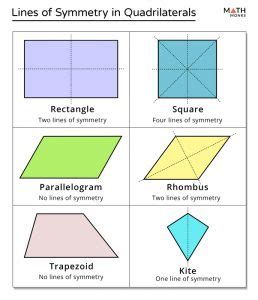 Lines of Symmetry in Quadrilateral