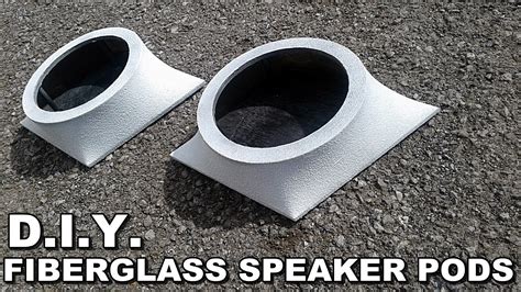 DIY DIAMOND FIBERGLASS SPEAKER PODS - SIMPLE EASY BUILD - YouTube