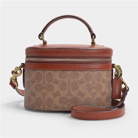 Coach Trail Crossbody Bag In Brown Signature Coated Canvas | ModeSens