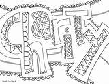 Word Coloring Pages  DOODLE ART ALLEY sketch template