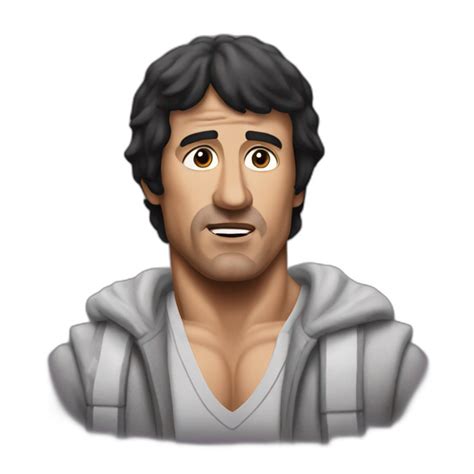 Rocky balboa who is boxing | AI Emoji Generator