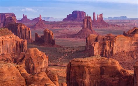 Download wallpapers 4k, Monument Valley, desert, mountains, cliffs ...