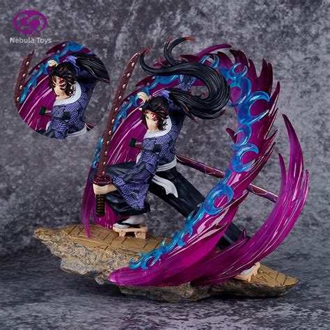 21cm Demon Slayer Kokushibo Tsugikuni Yoriichi Anime Figure with LED Light Kimetsu No Yaiba PVC ...