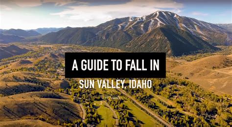 A Quick Guide to Fall in Sun Valley, Idaho - Visit Sun Valley