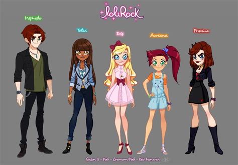 LoliRock Casual Revamps by Kireis-Corner | Character design, Anime ...