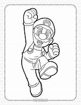 Free Super Mario Coloring Pages  mario coloring sketch template