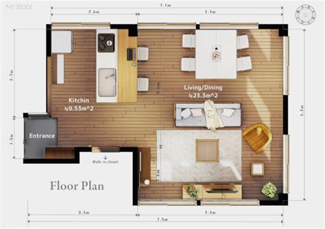 Rendering a floor plan with Blender 2.8 and Eevee • Blender 3D Architect