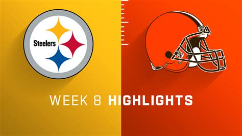 Pittsburgh Steelers vs. Cleveland Browns highlights | Week 8