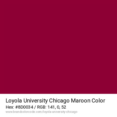 Loyola University Chicago Brand Color Codes » BrandColorCode.com