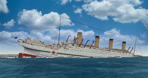 Sinking animation H.M.H.S. Britannic - 16 by grantl91 on DeviantArt