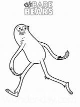 We Bare Bears coloring pages sketch template