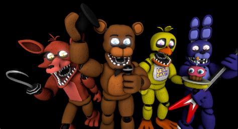 The Unwithered Animatronics by chicafreddy32 on DeviantArt